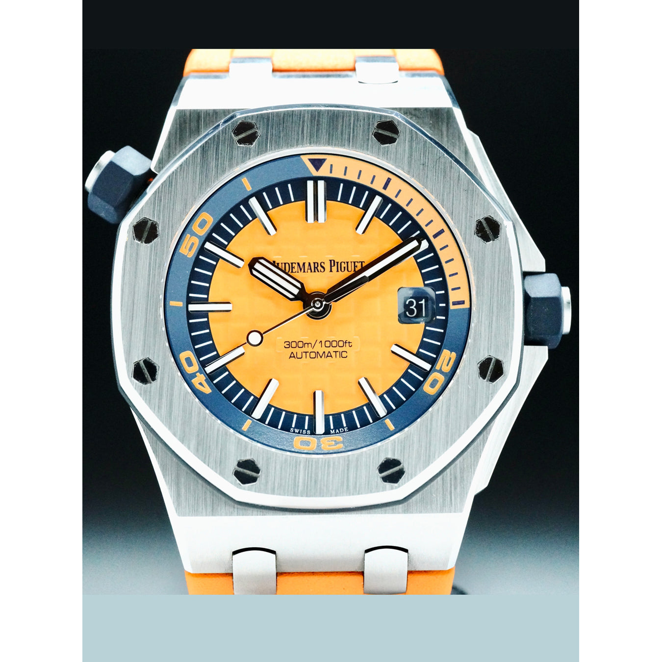 Audemars Piguet 15710ST.OO.A070CA.01 Royal Oak Offshore Diver Orange Dial 42mm
