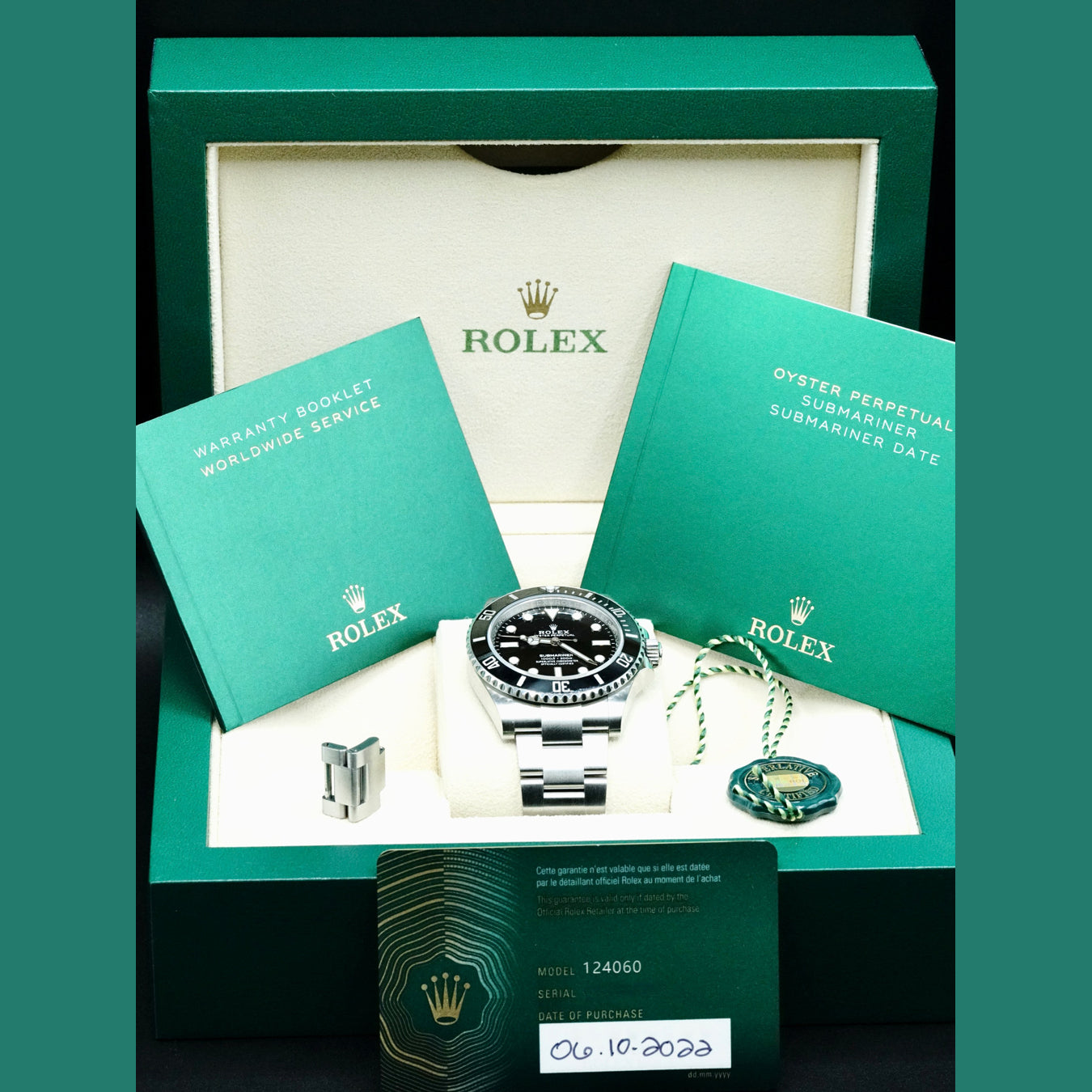 Rolex 124060 Submariner Black Dial Ceramic Bezel