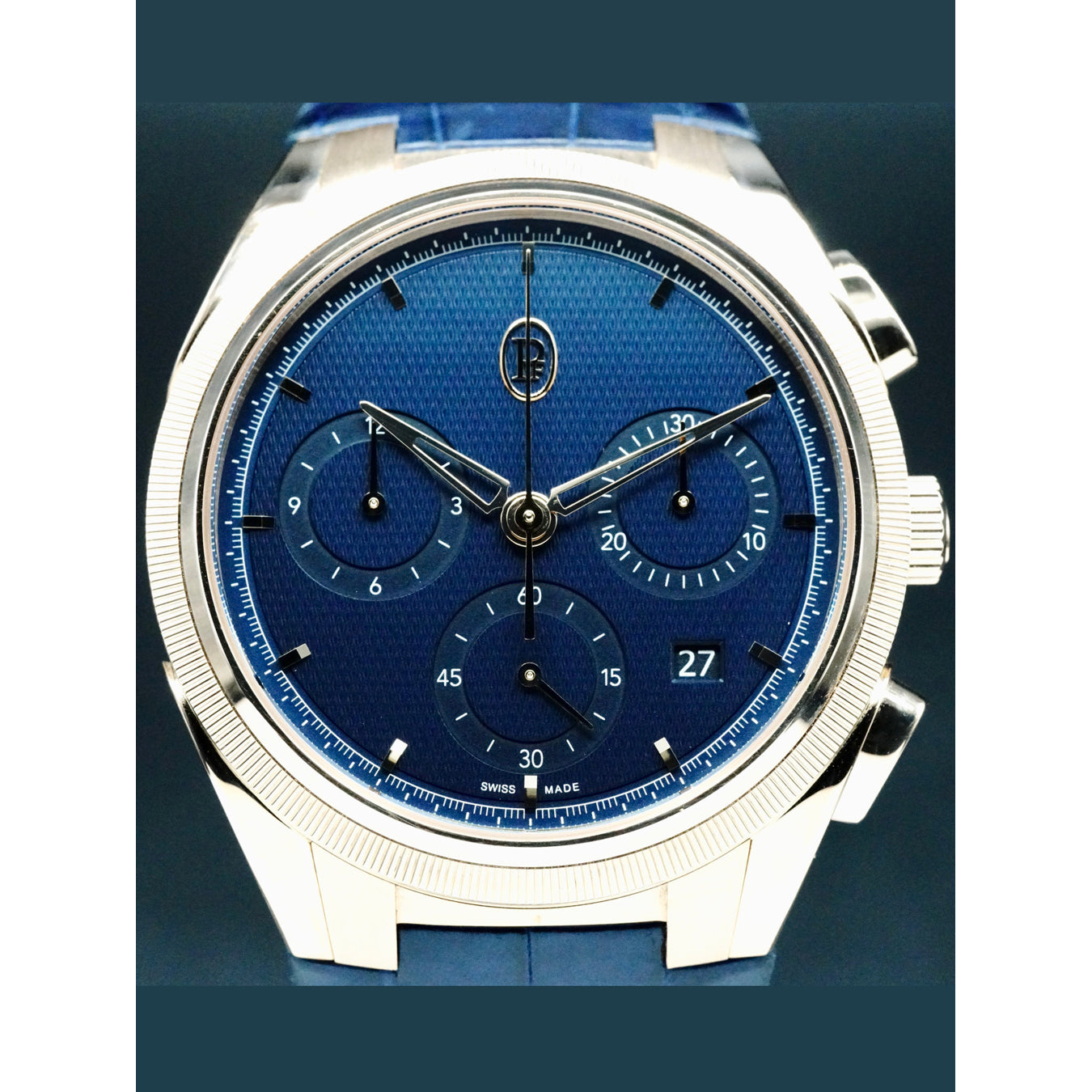 Parmigiani Fleurier Tonda PF Chronograph Milano Blue Alligator
