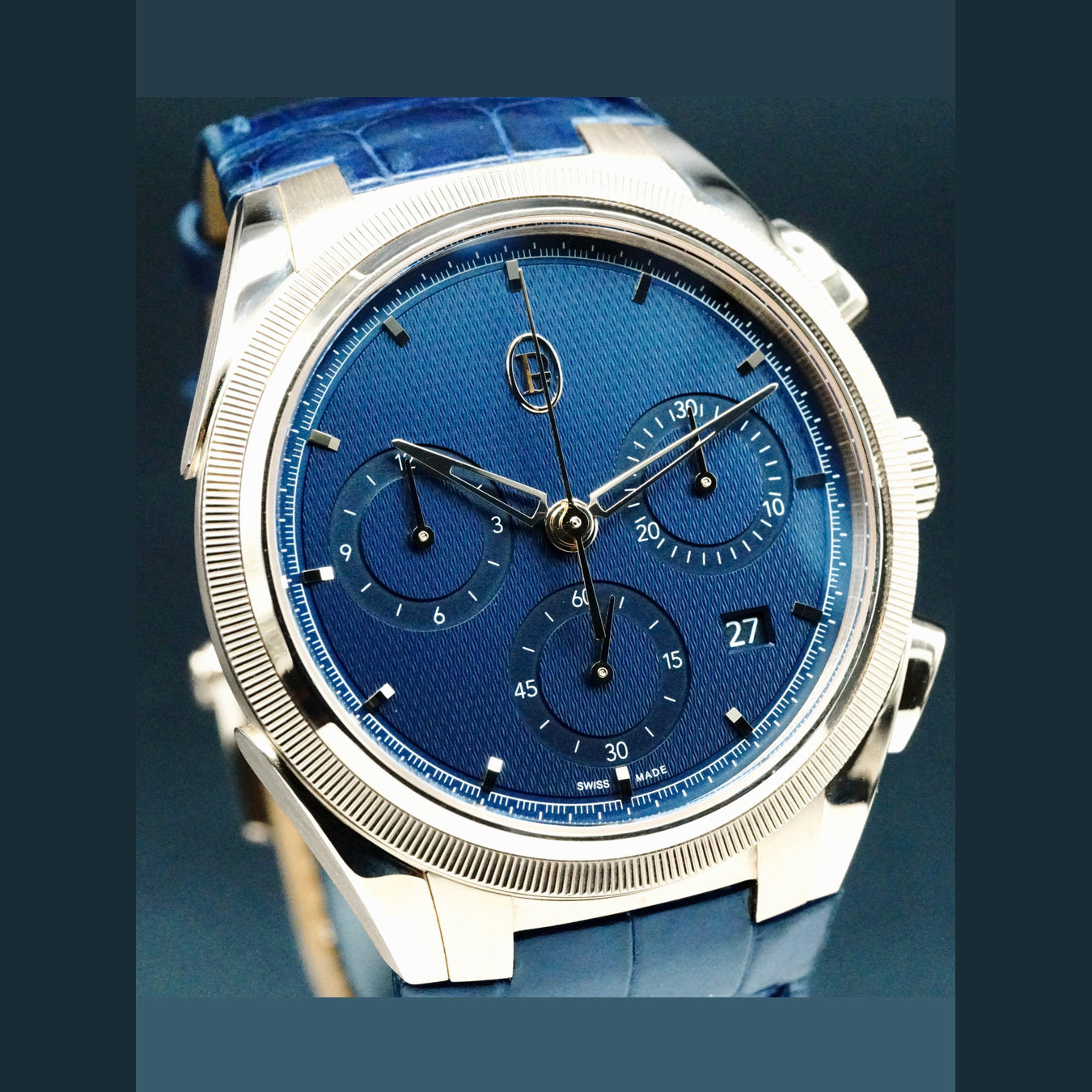 Parmigiani Fleurier Tonda PF Chronograph Milano Blue Alligator