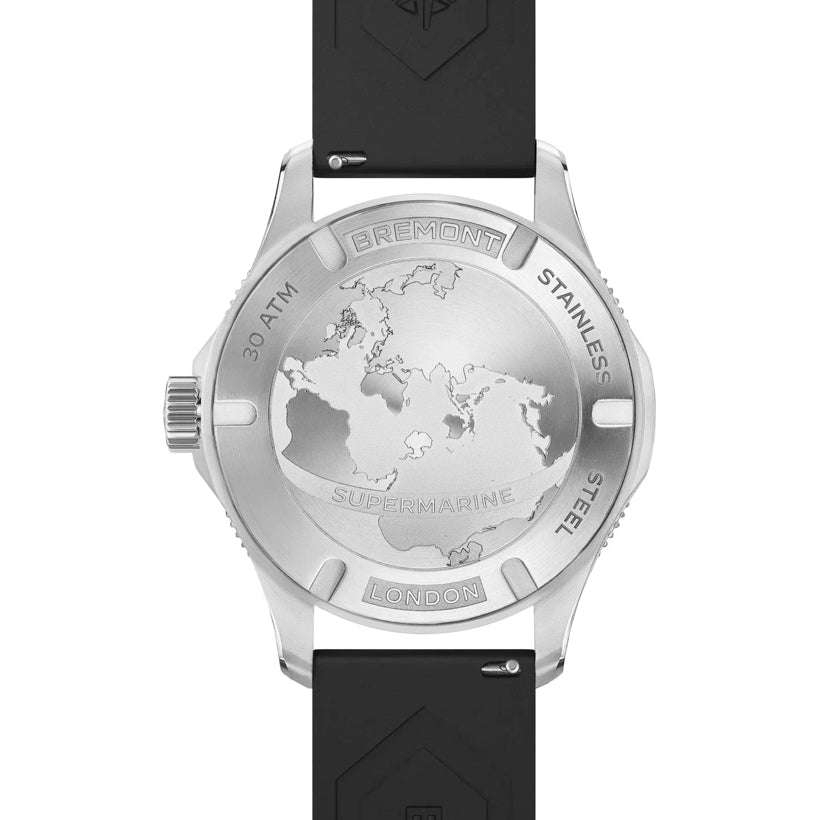 Bremont SM40-GMT-SS-BLBK-R-S Supermarine 300M GMT 'Glacier' Blue