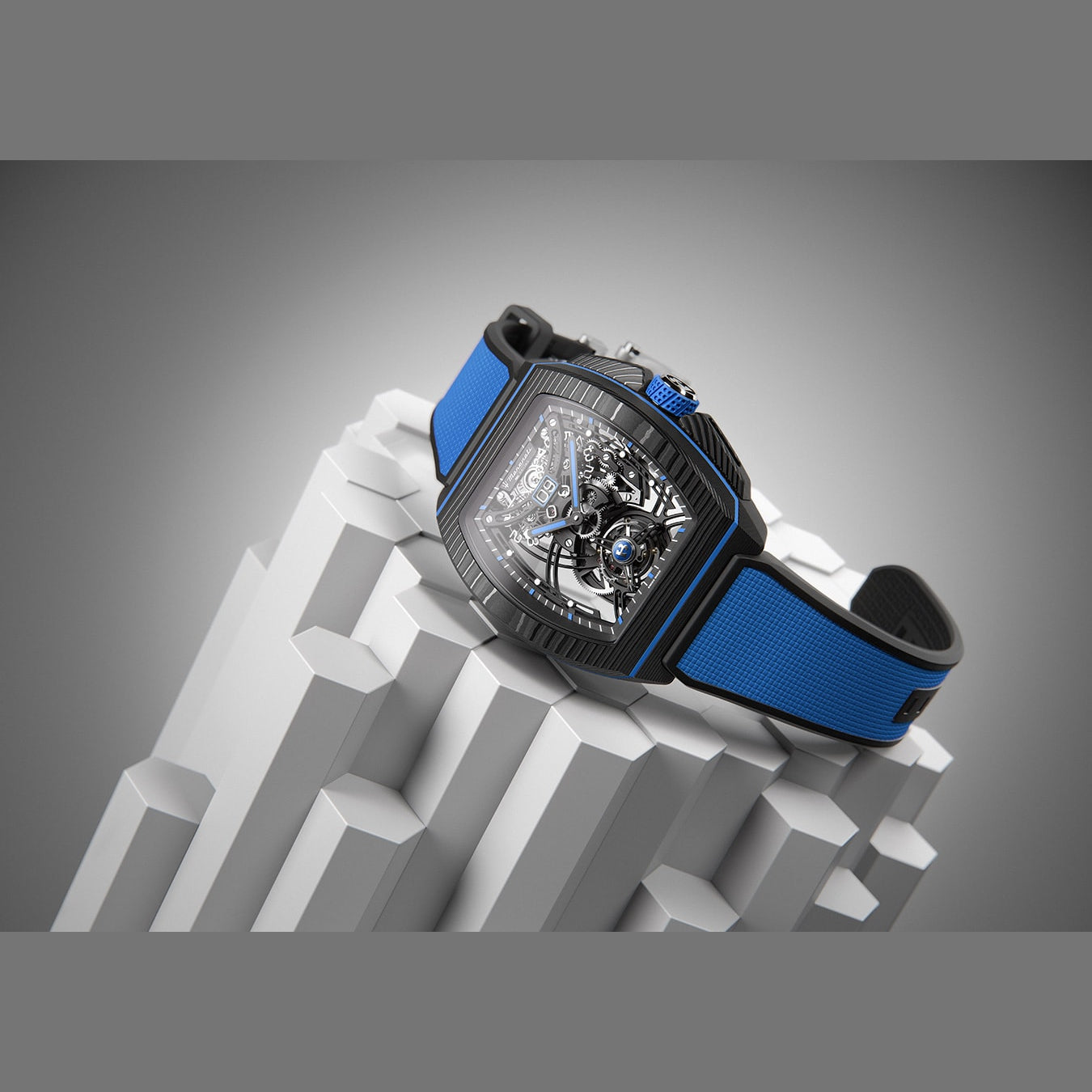 Bianchet Flying Tourbillon Grande Date Maserati Carbon CBBFTMST4