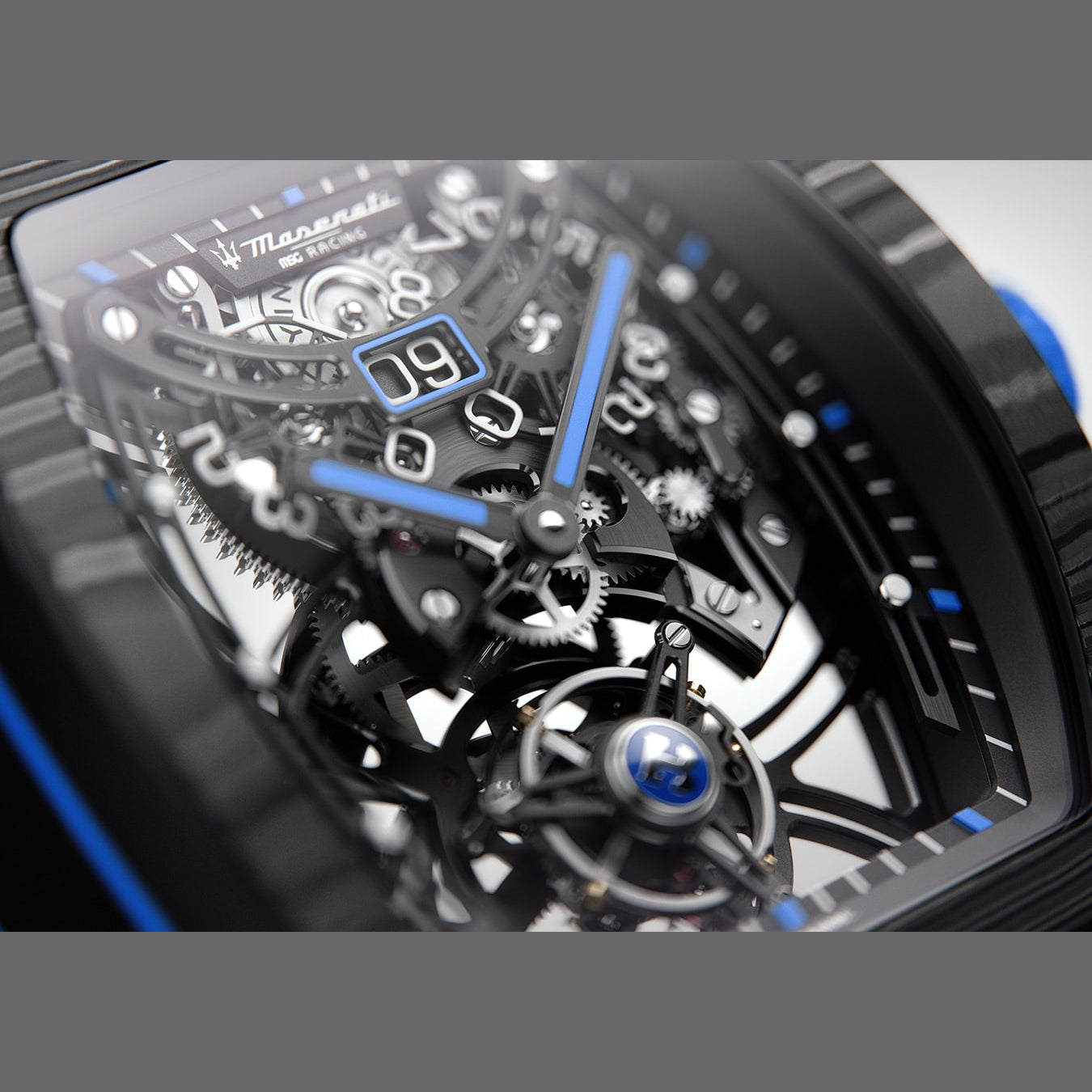 Bianchet Flying Tourbillon Grande Date Maserati Carbon CBBFTMST4