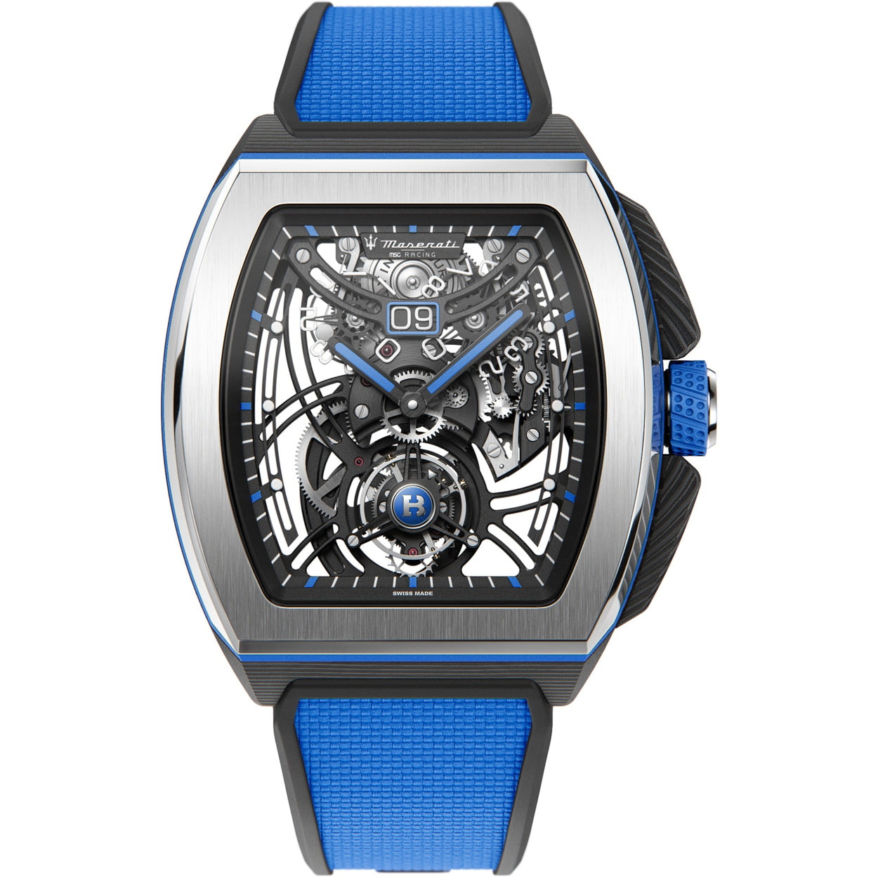 Bianchet Flying Tourbillon Grande Date Maserati Hybrid HBBFTMST4
