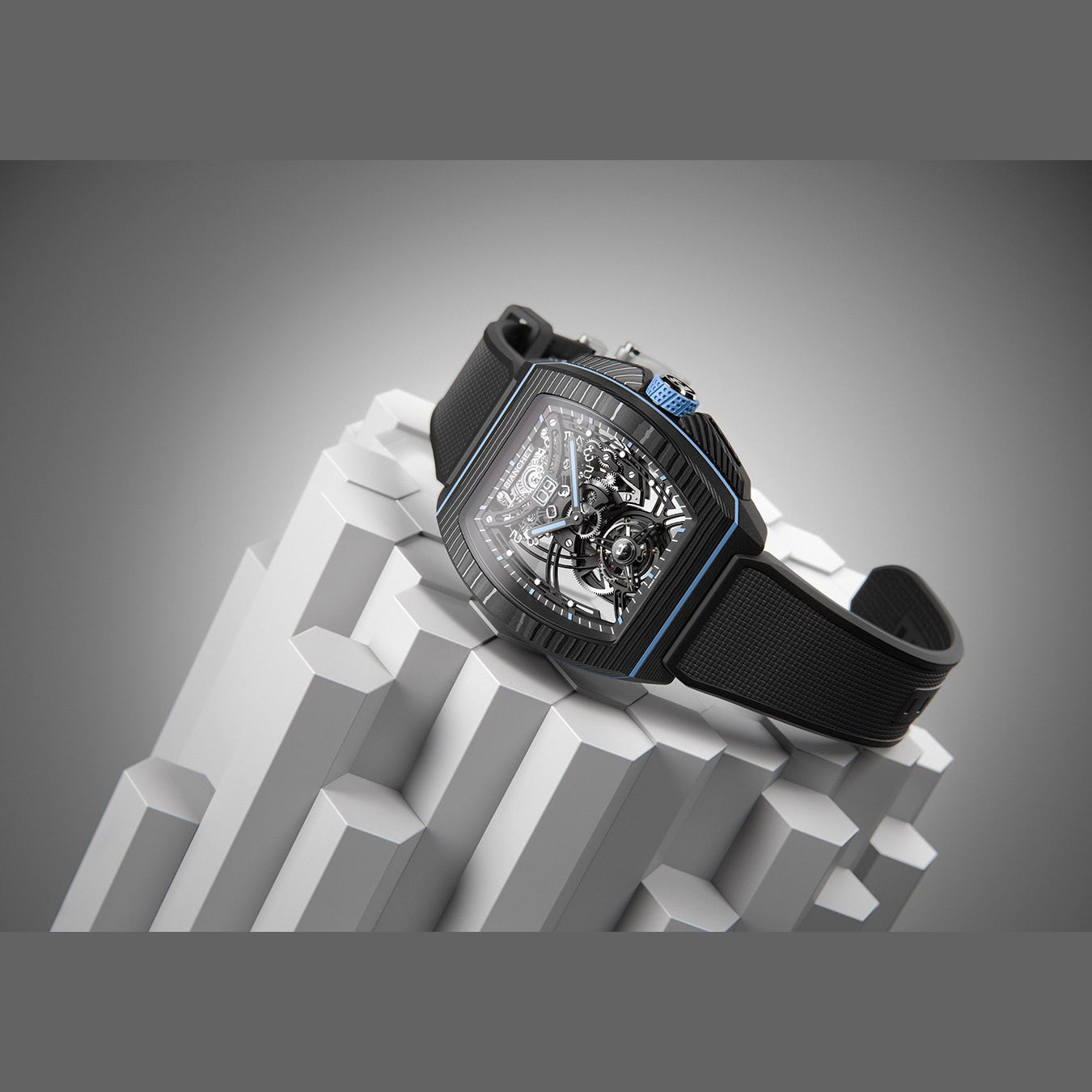 Bianchet Flying Tourbillon Grande Date B 1.618 Carbon Sky Blue CBSBFTGD4