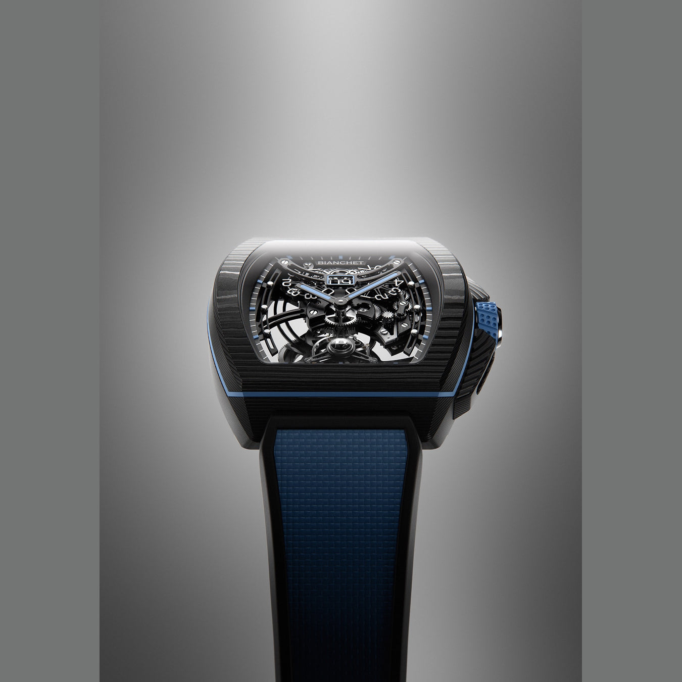 Bianchet Flying Tourbillon Grande Date B 1.618 Carbon Sky Blue CBSBFTGD4