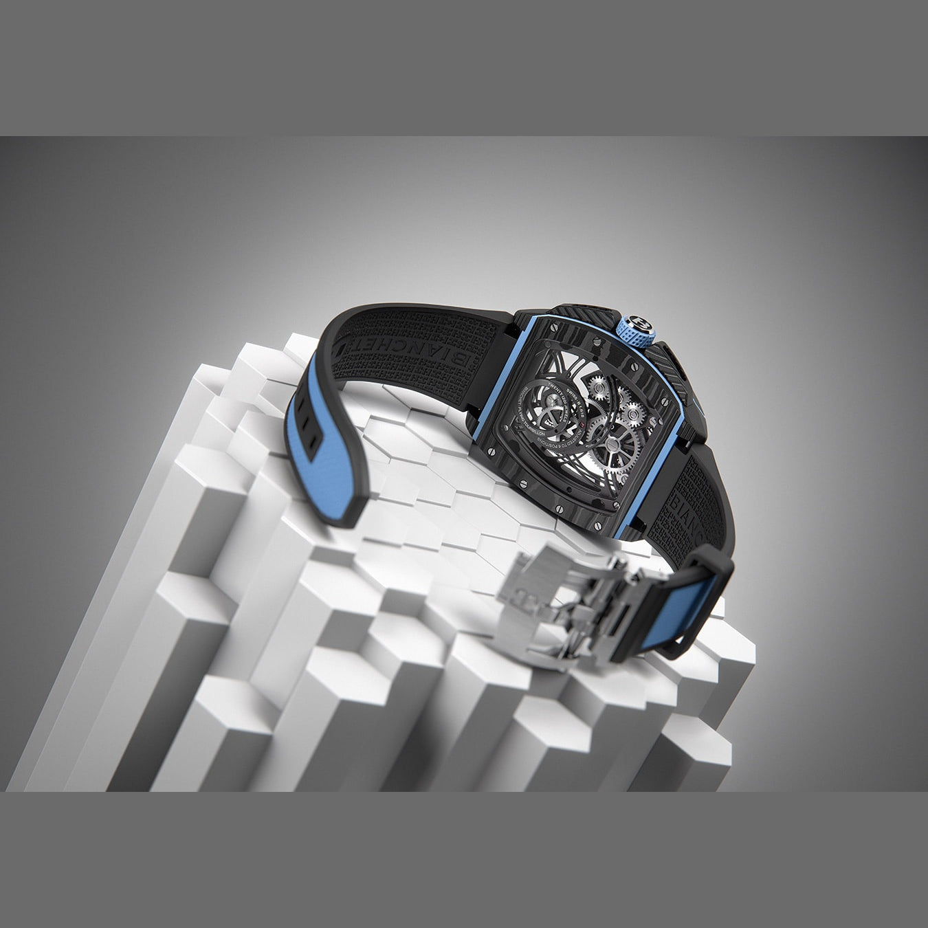 Bianchet Flying Tourbillon Grande Date B 1.618 Carbon Sky Blue CBSBFTGD4