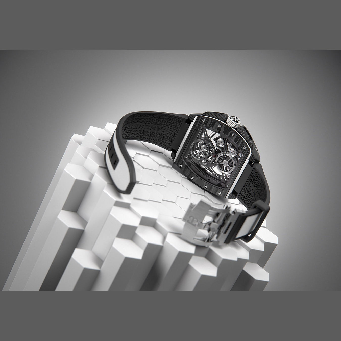 Bianchet Flying Tourbillon Grande Date B 1.618 Carbon White CBWFTGD4
