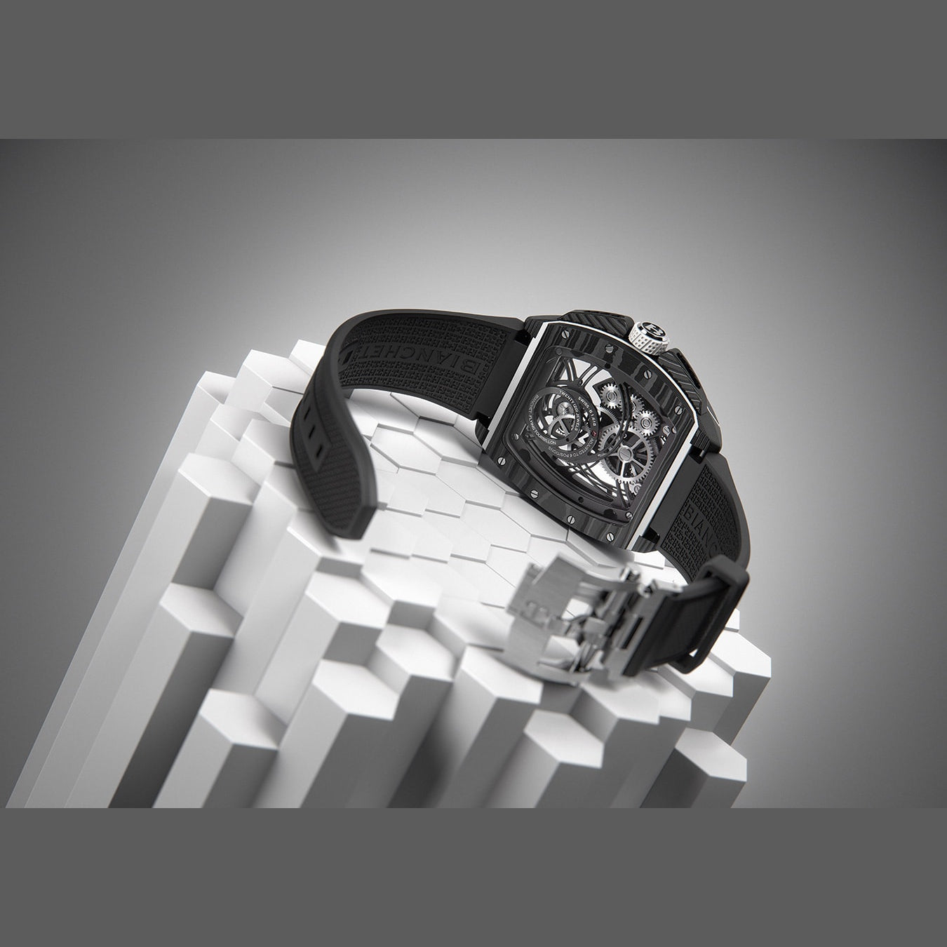 Bianchet Flying Tourbillon Grande Date B 1.618 Carbon White CBWFTGD4