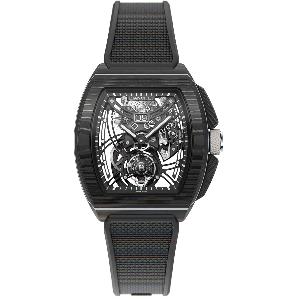 Bianchet Flying Tourbillon Grande Date B 1.618 Carbon White CBWFTGD4
