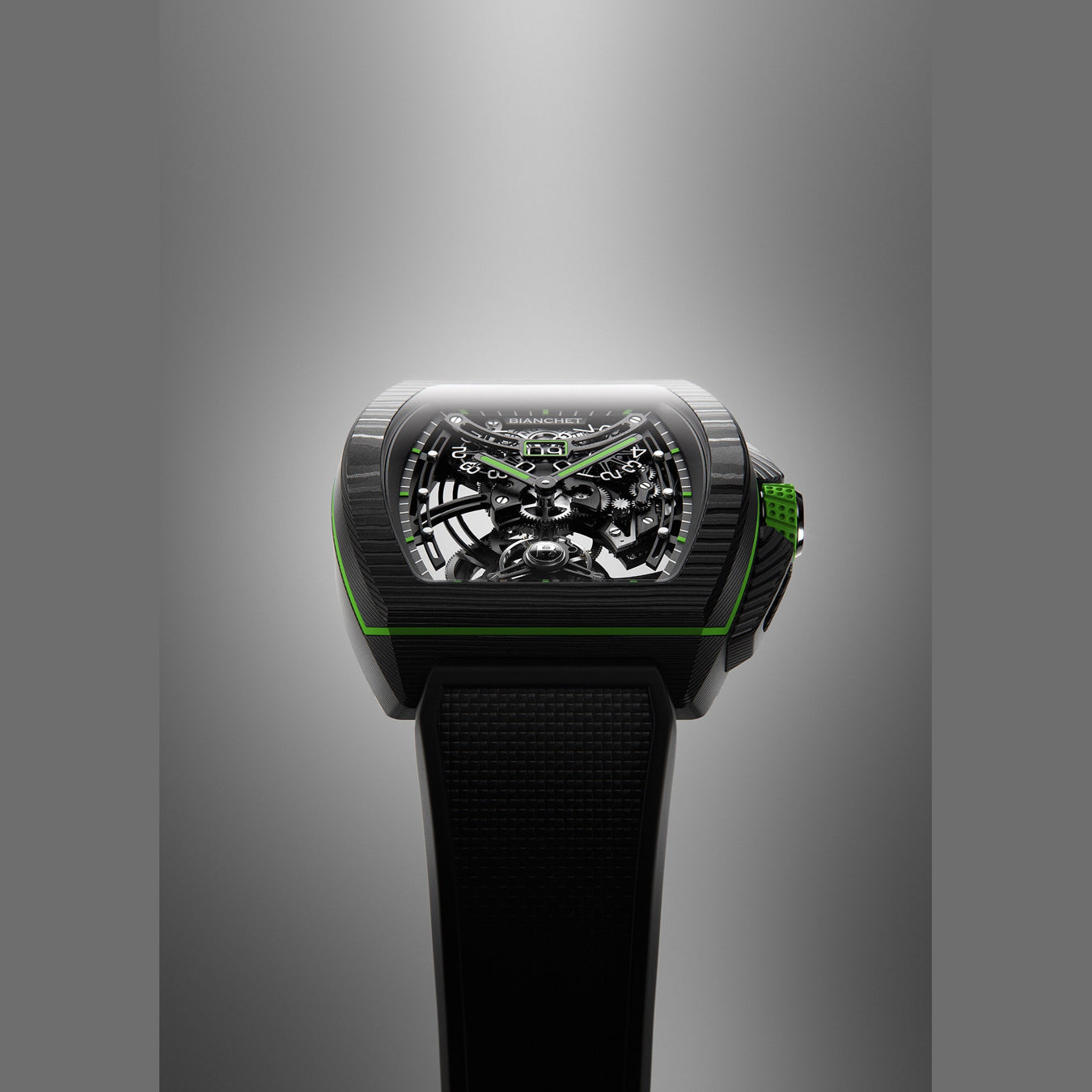 Bianchet Flying Tourbillon Grande Date B 1.618 Carbon Lime CBLFTGD4