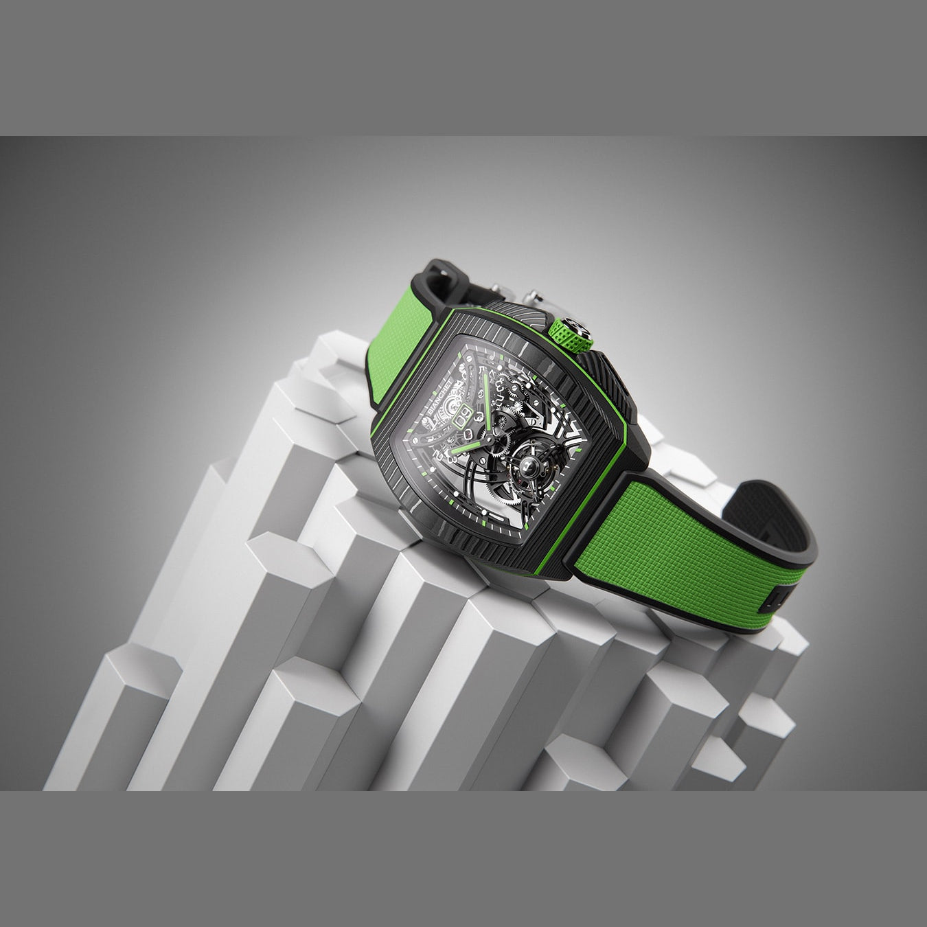 Bianchet Flying Tourbillon Grande Date B 1.618 Carbon Lime CBLFTGD4