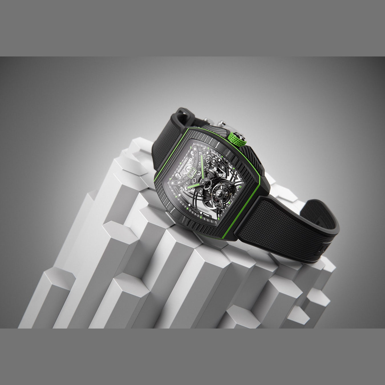 Bianchet Flying Tourbillon Grande Date B 1.618 Carbon Lime CBLFTGD4