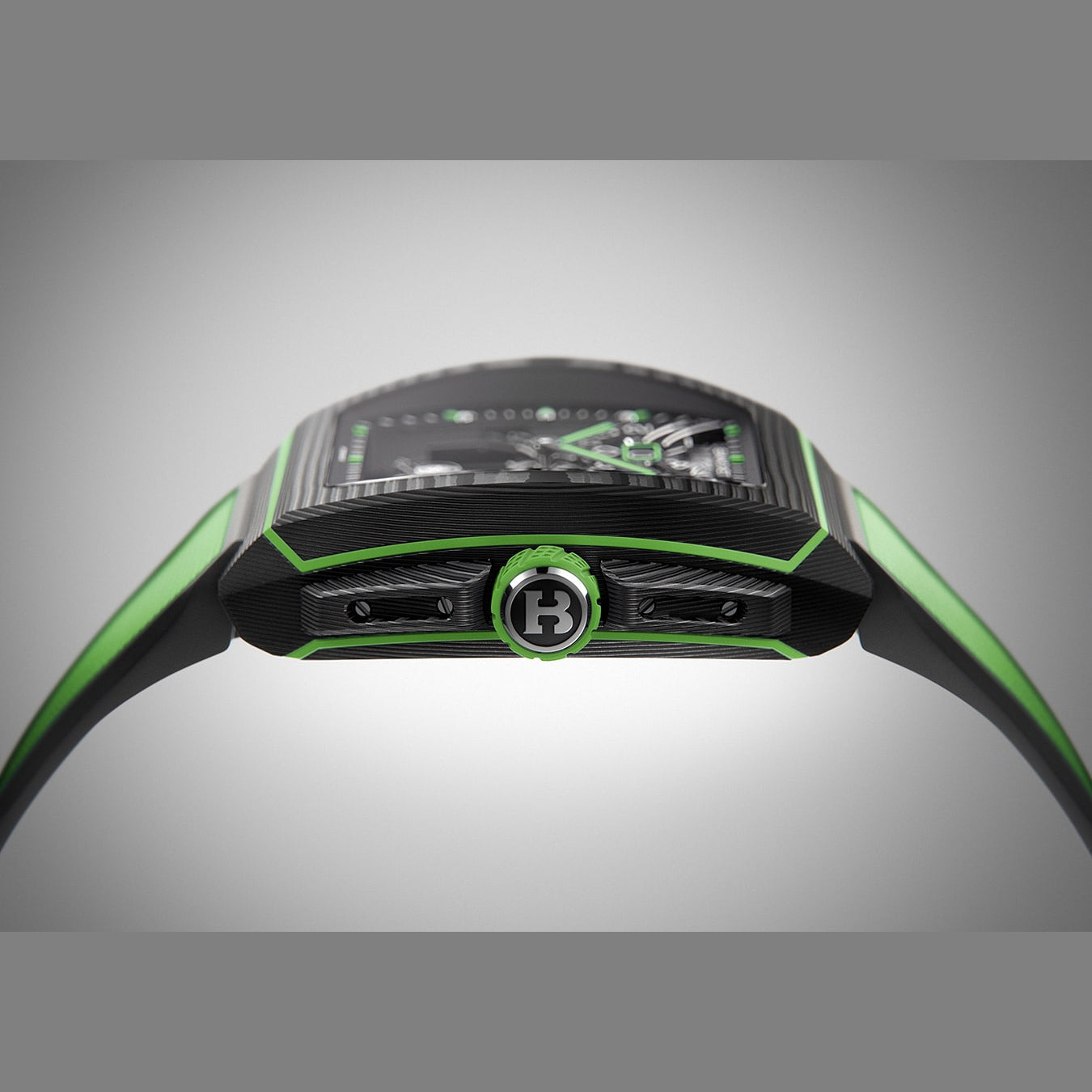 Bianchet Flying Tourbillon Grande Date B 1.618 Carbon Lime CBLFTGD4