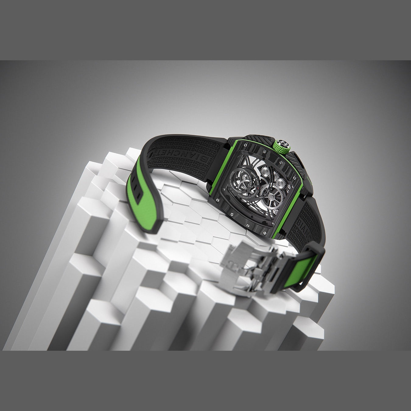 Bianchet Flying Tourbillon Grande Date B 1.618 Carbon Lime CBLFTGD4