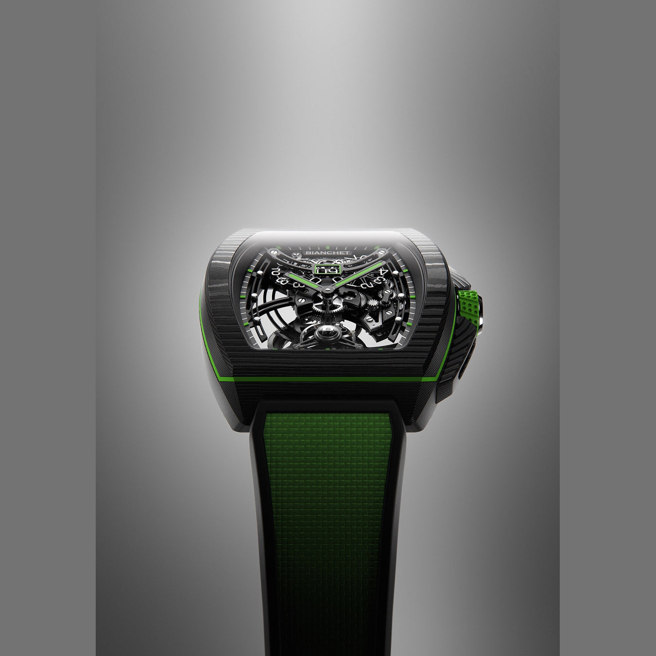 Bianchet Flying Tourbillon Grande Date B 1.618 Carbon Lime CBLFTGD4