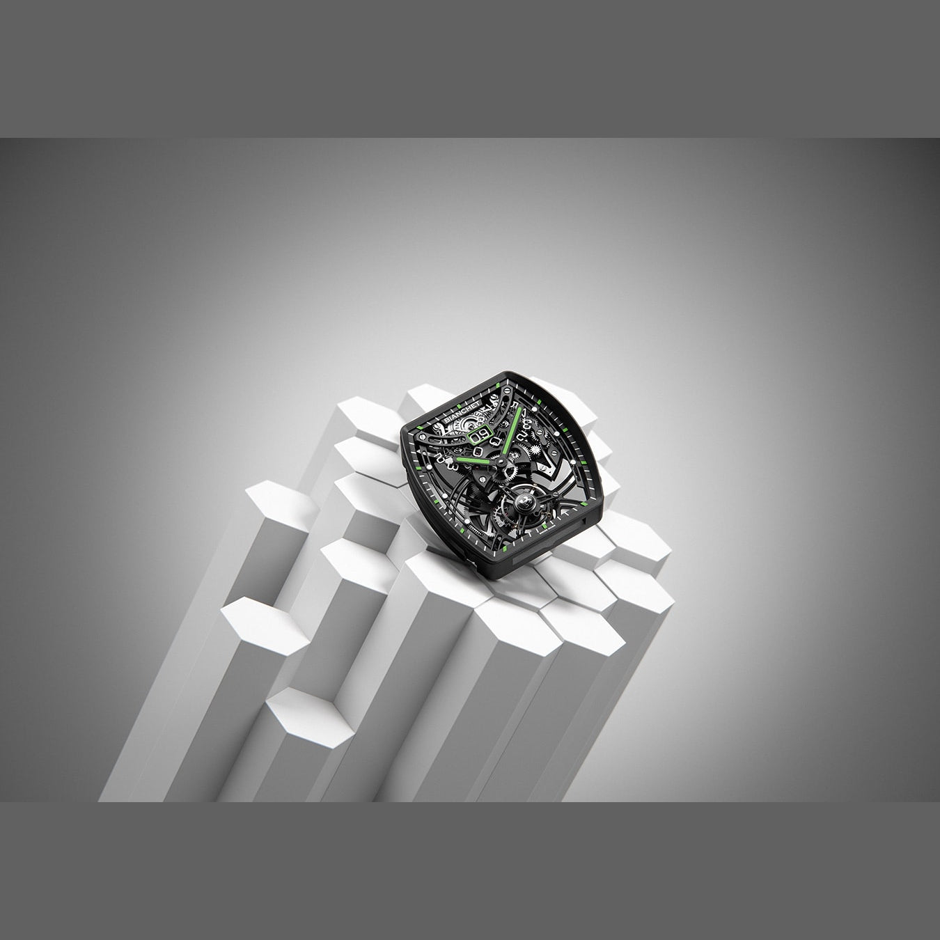 Bianchet Flying Tourbillon Grande Date B 1.618 Carbon Lime CBLFTGD4
