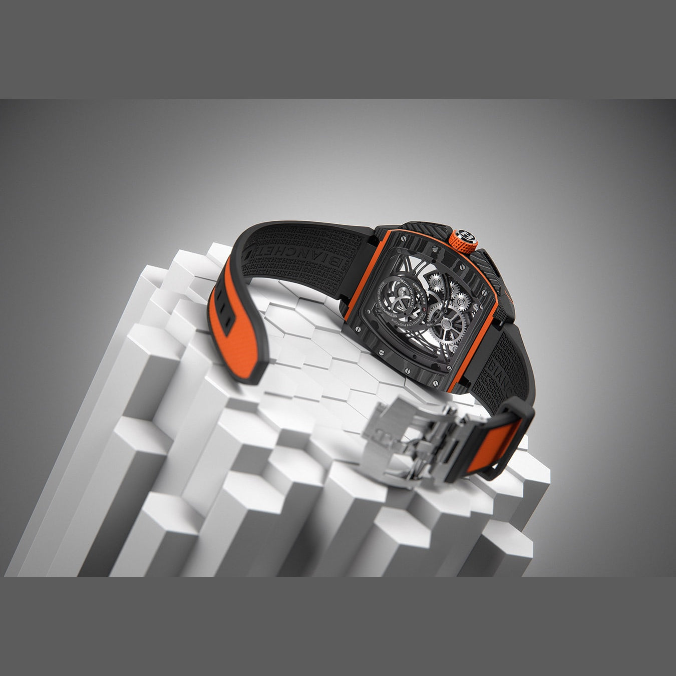 Bianchet Flying Tourbillon Grande Date B 1.618 Carbon Orange CBOFTGD4