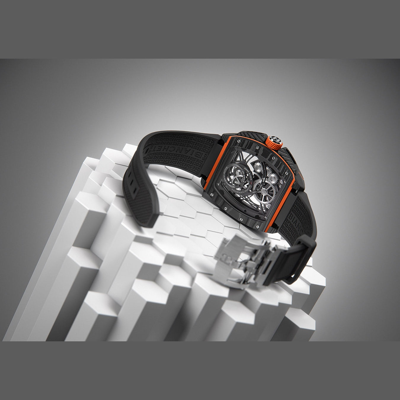 Bianchet Flying Tourbillon Grande Date B 1.618 Carbon Orange CBOFTGD4