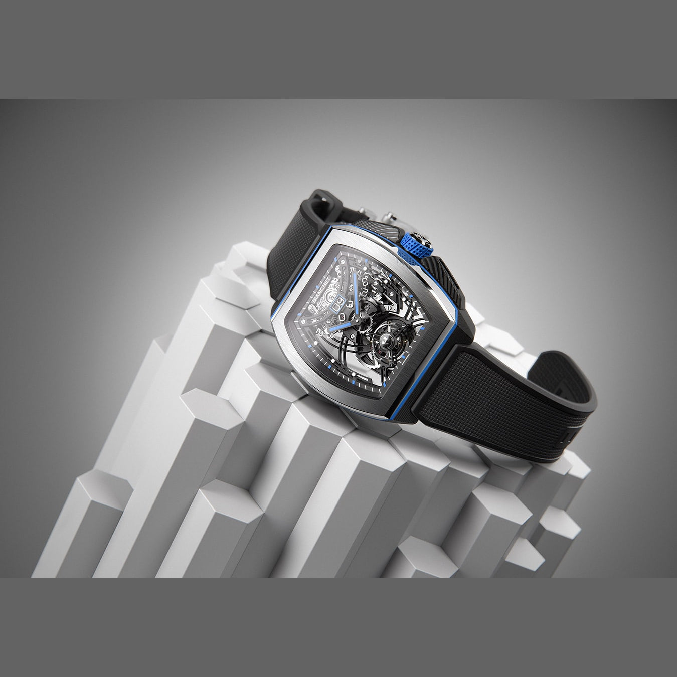 Bianchet Flying Tourbillon Grande Date B 1.618 Hybrid Blue HBBFTGD4