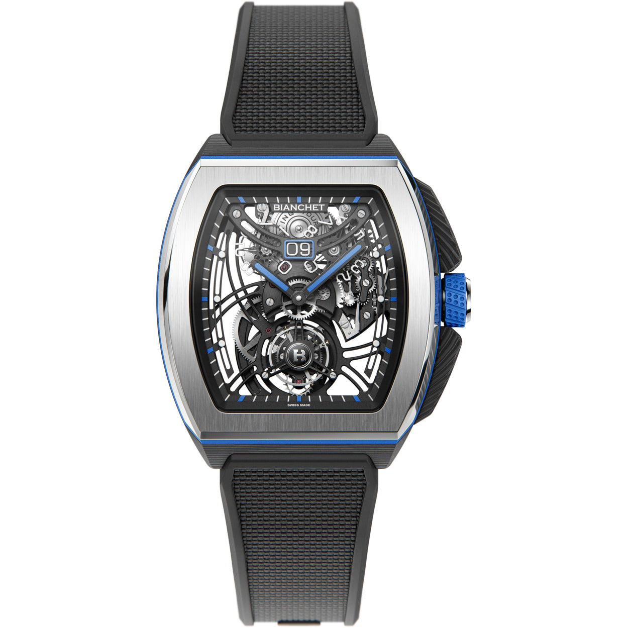 Bianchet Flying Tourbillon Grande Date B 1.618 Hybrid Blue HBBFTGD4