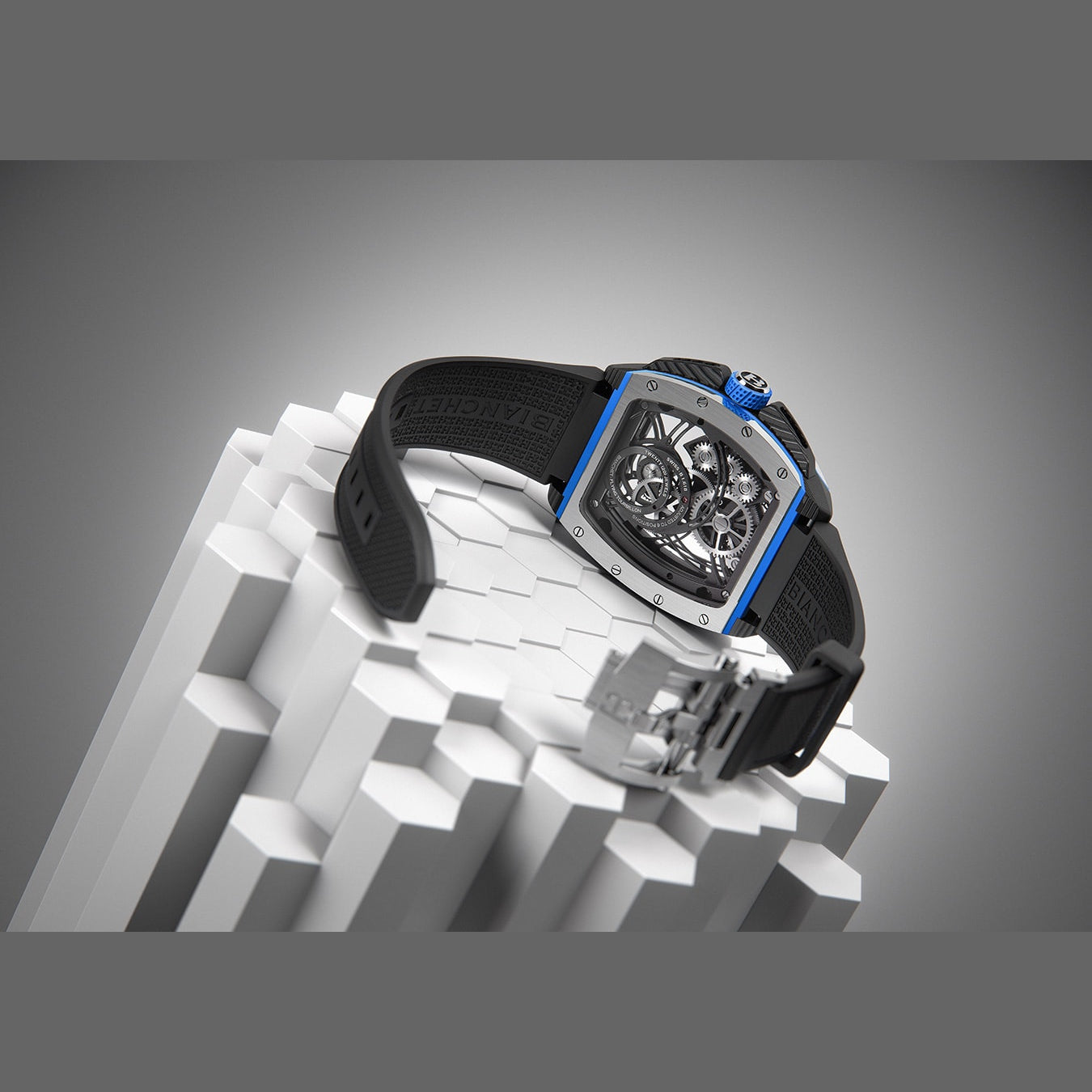 Bianchet Flying Tourbillon Grande Date B 1.618 Hybrid Blue HBBFTGD4