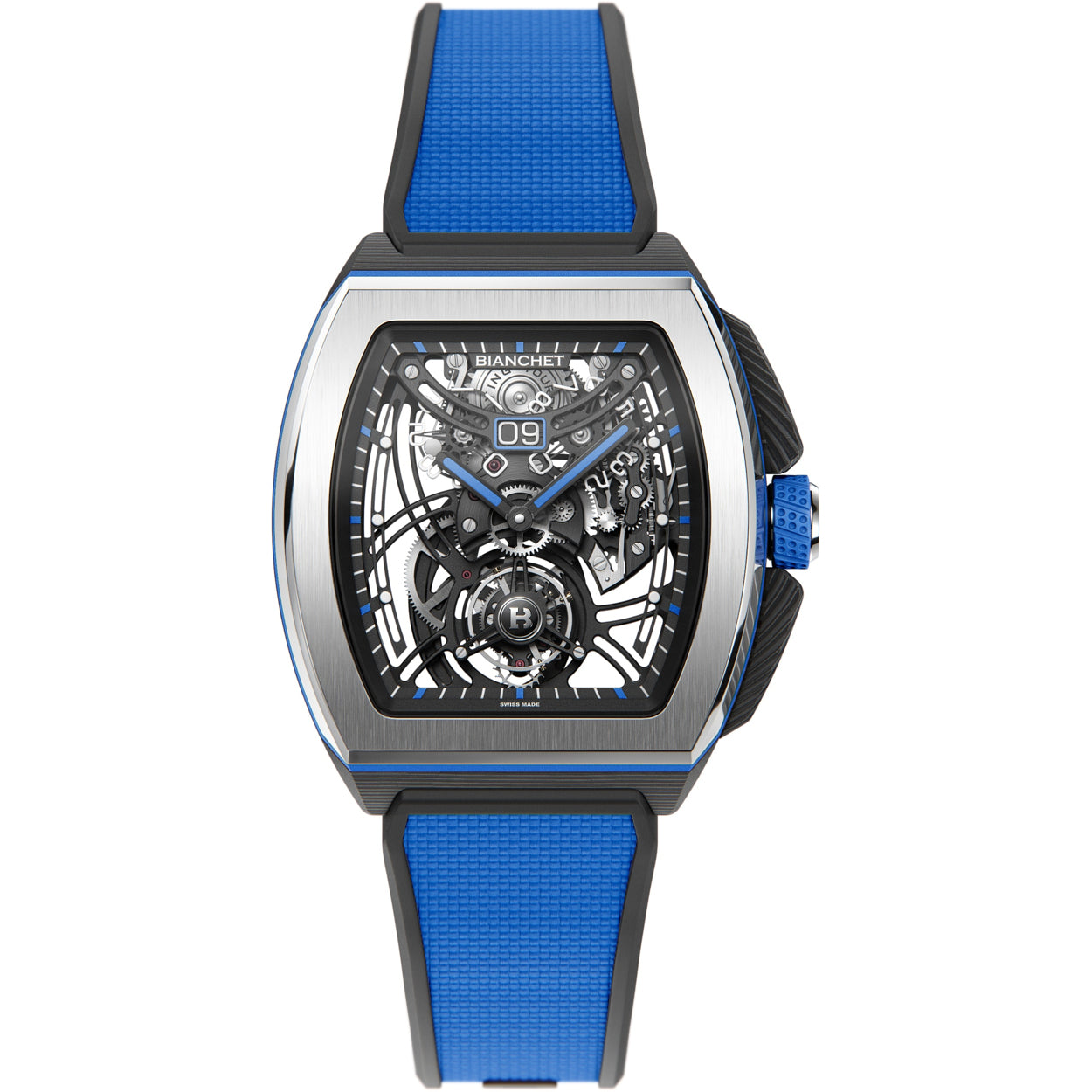 Bianchet Flying Tourbillon Grande Date B 1.618 Hybrid Blue HBBFTGD4