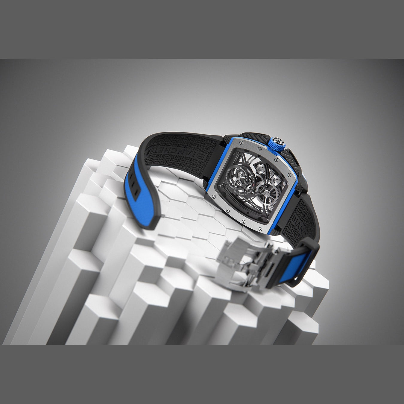 Bianchet Flying Tourbillon Grande Date B 1.618 Hybrid Blue HBBFTGD4