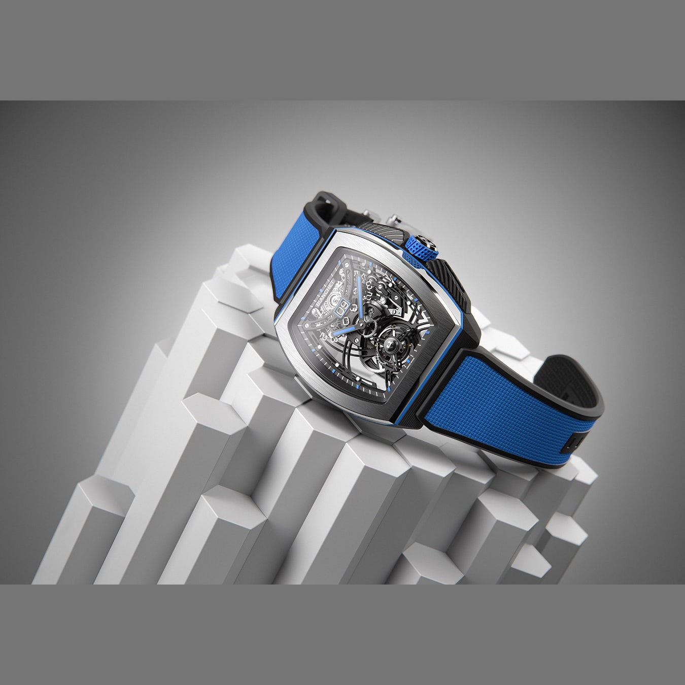 Bianchet Flying Tourbillon Grande Date B 1.618 Hybrid Blue HBBFTGD4