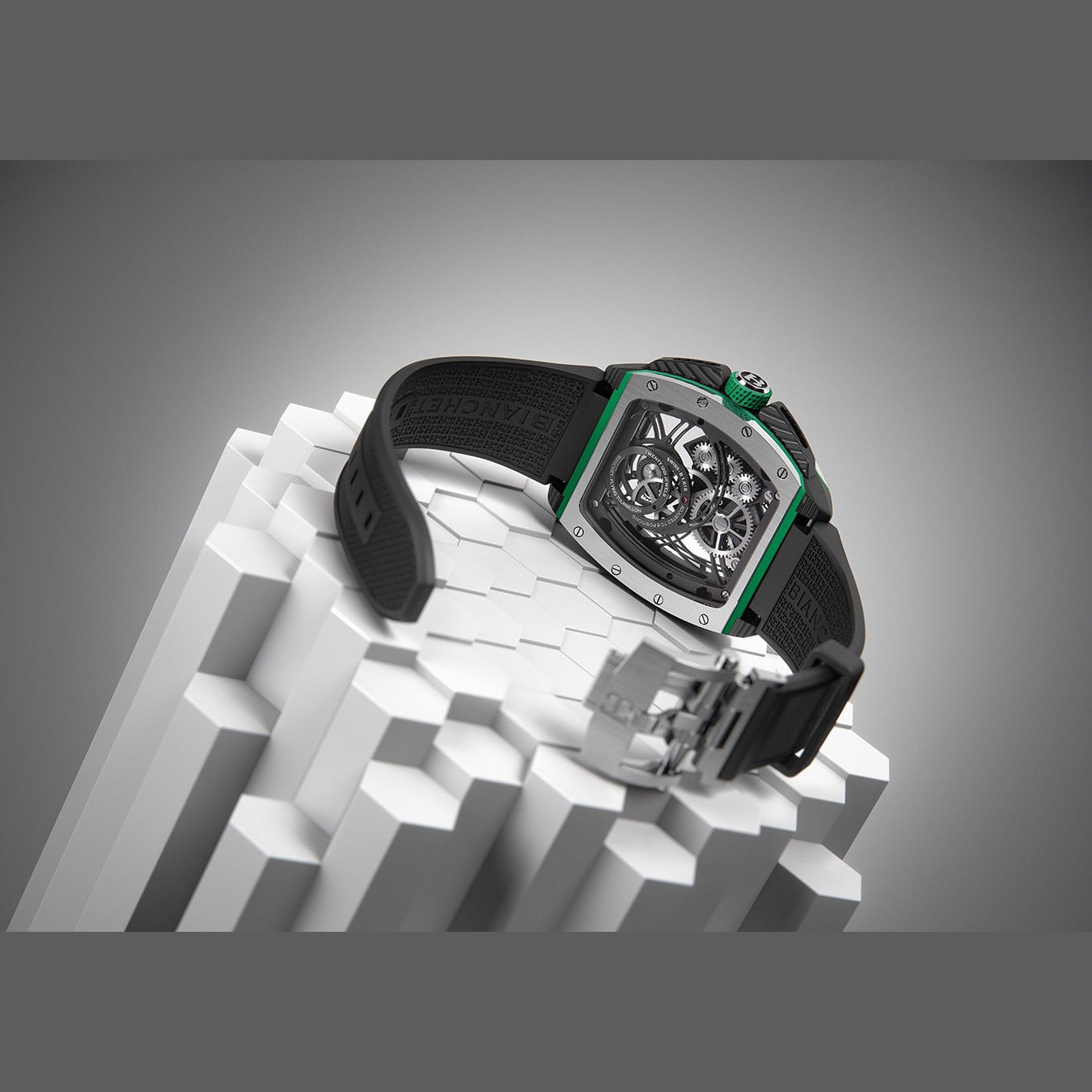 Bianchet Flying Tourbillon Grande Date B 1.618 Hybrid Green HBGFTGD4