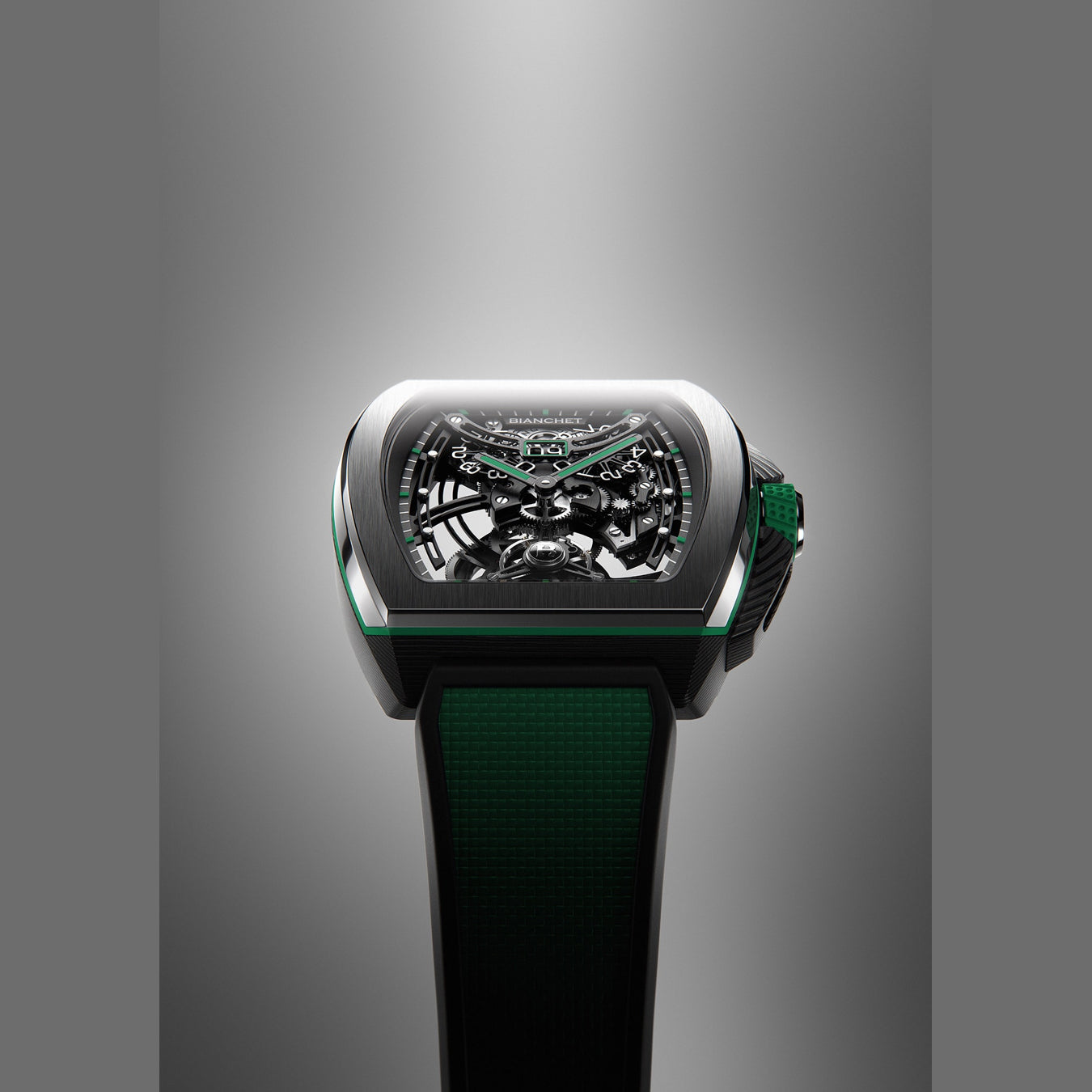 Bianchet Flying Tourbillon Grande Date B 1.618 Hybrid Green HBGFTGD4