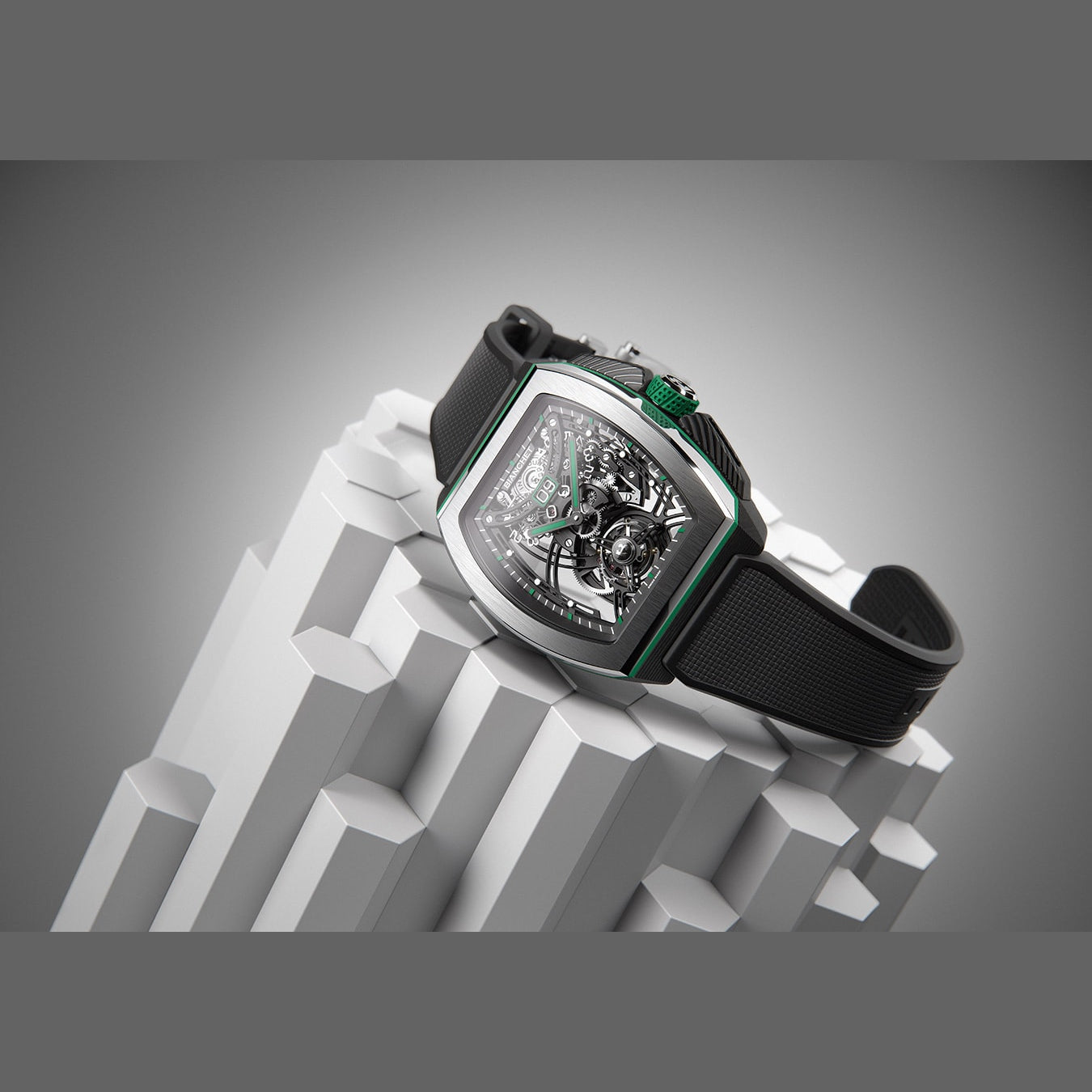 Bianchet Flying Tourbillon Grande Date B 1.618 Hybrid Green HBGFTGD4