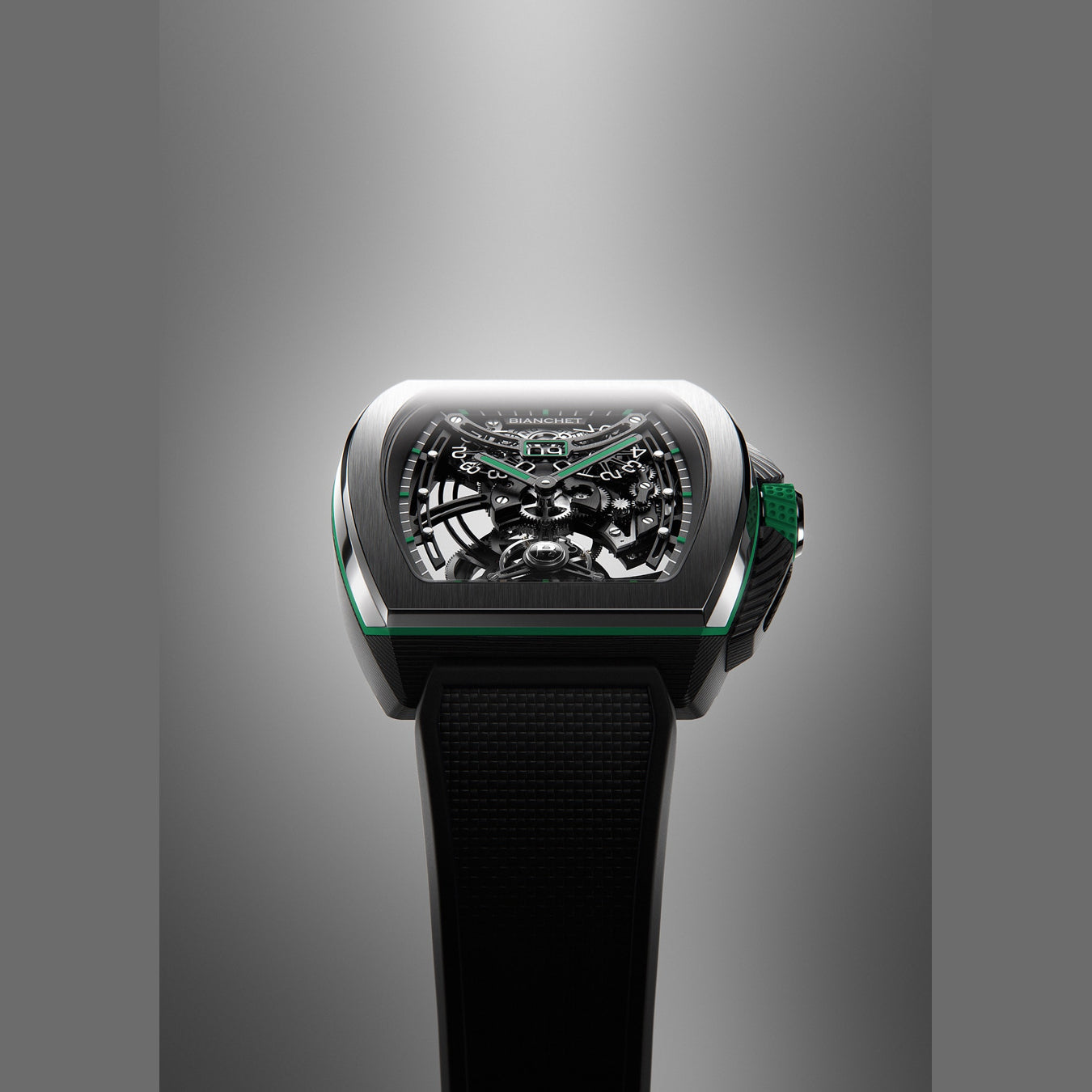 Bianchet Flying Tourbillon Grande Date B 1.618 Hybrid Green HBGFTGD4