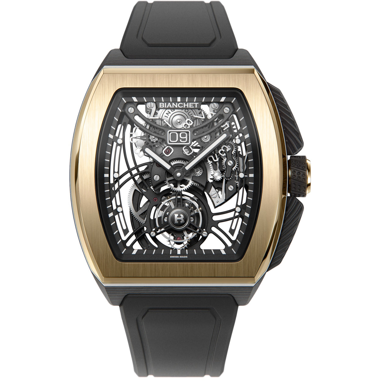Bianchet Flying Tourbillon Grande Date B 1.618 Hybrid Gold HBGLFTGD4