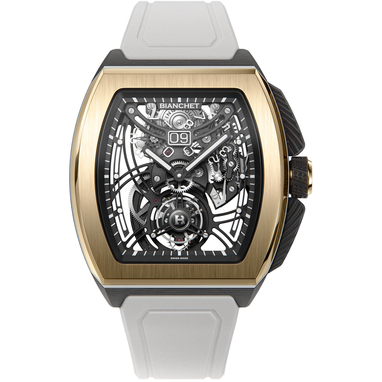 Bianchet Flying Tourbillon Grande Date B 1.618 Hybrid Gold HBGLFTGD4