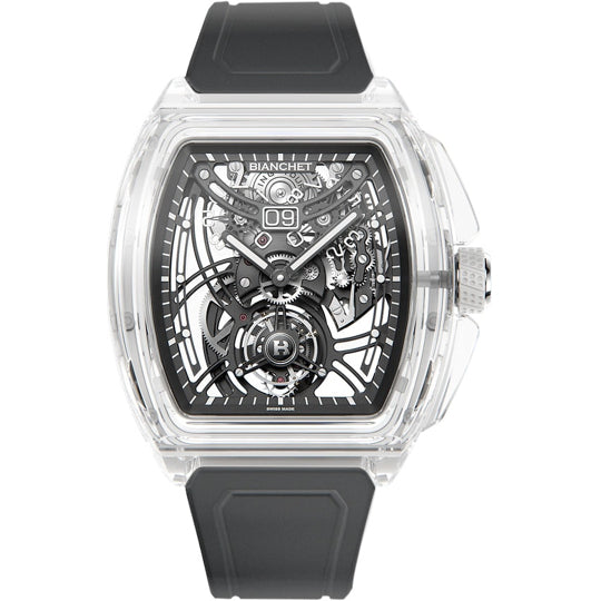 Bianchet Flying Tourbillon Grande Date B 1.618 Sapphire White SWFTGD4