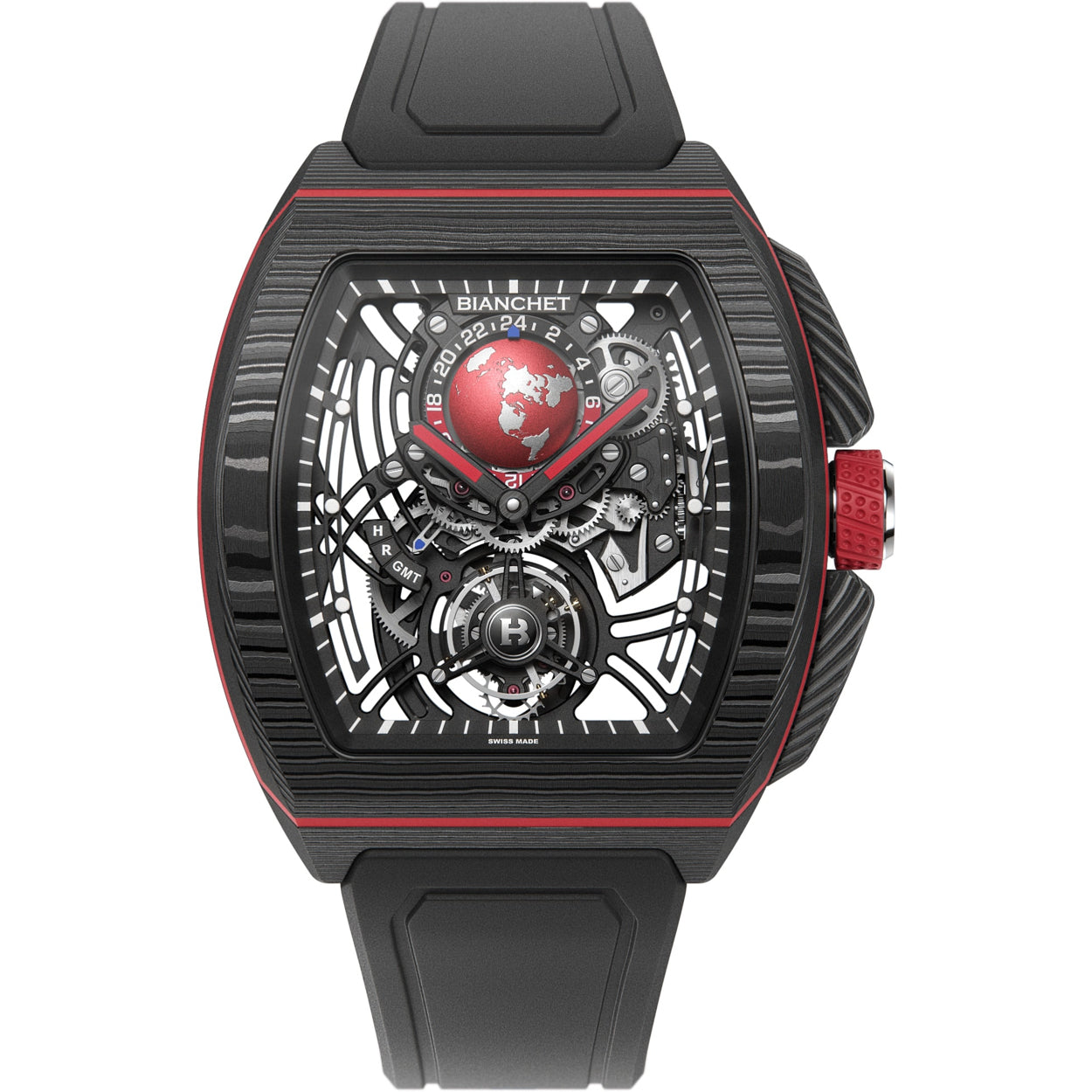 Bianchet Flying Tourbillon Sport GMT B 1.618 Carbon Red CBRFTSG4