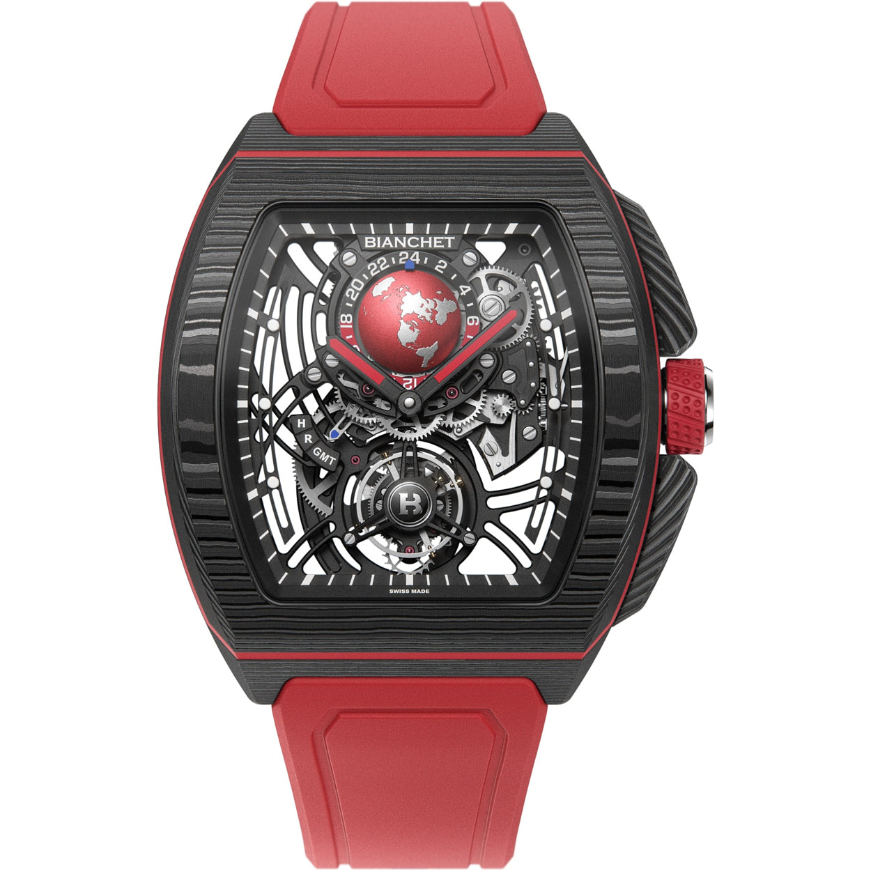Bianchet Flying Tourbillon Sport GMT B 1.618 Carbon Red CBRFTSG4