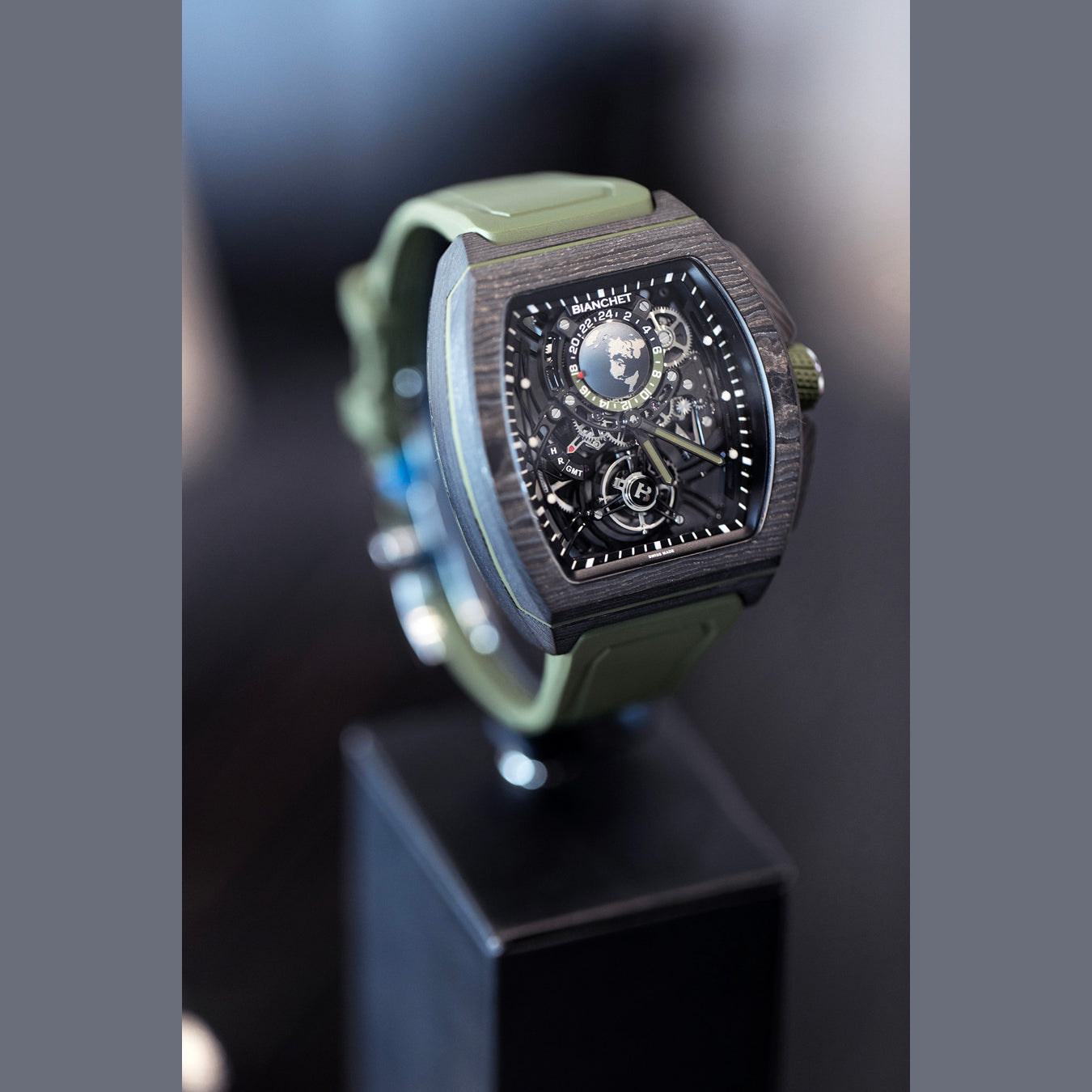 Bianchet Flying Tourbillon Sport GMT B 1.618 Carbon Fern Green CBFGFTSG4