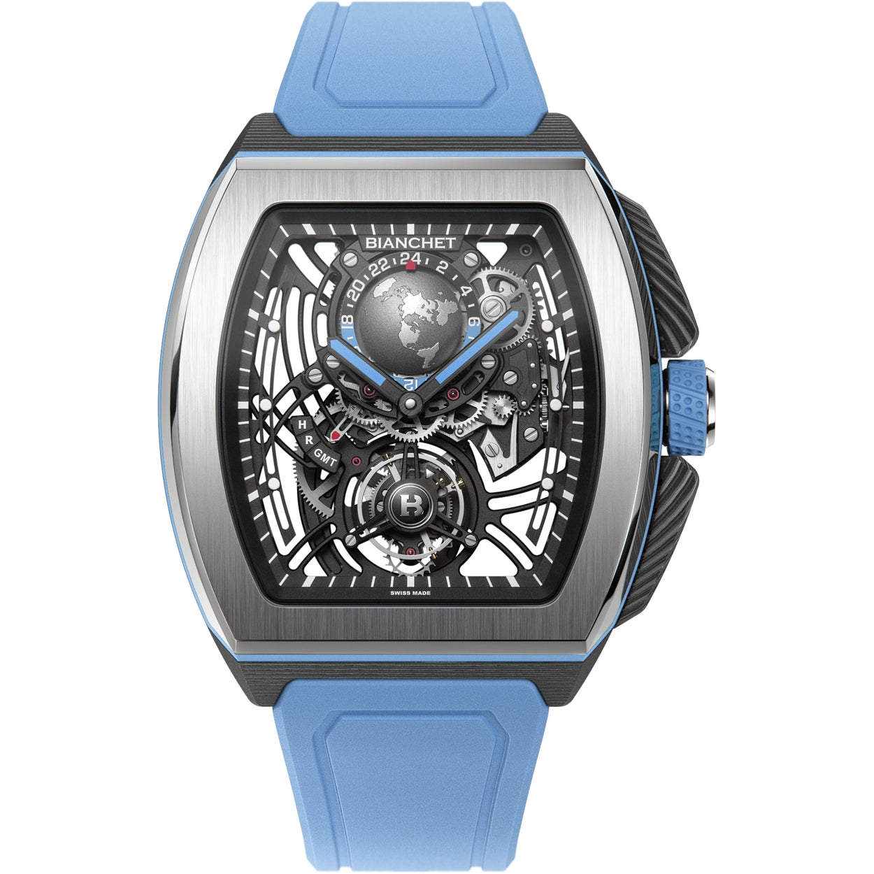 Bianchet Flying Tourbillon Sport GMT B 1.618 Hybrid Sky Blue HBSBFTSG4
