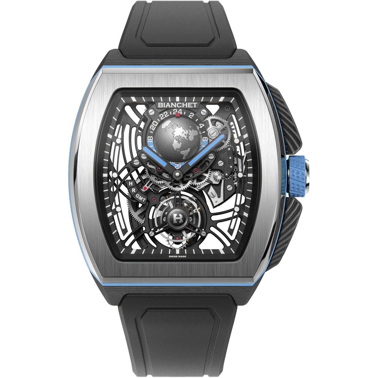 Bianchet Flying Tourbillon Sport GMT B 1.618 Hybrid Sky Blue HBSBFTSG4