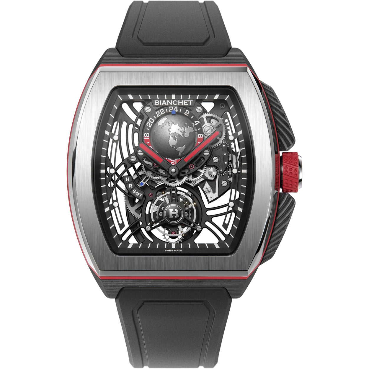 Bianchet Flying Tourbillon Sport GMT B 1.618 Hybrid Red HBRFTSG4