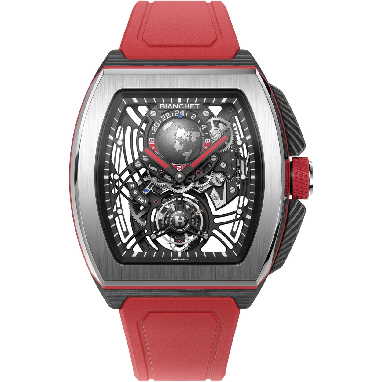 Bianchet Flying Tourbillon Sport GMT B 1.618 Hybrid Red HBRFTSG4