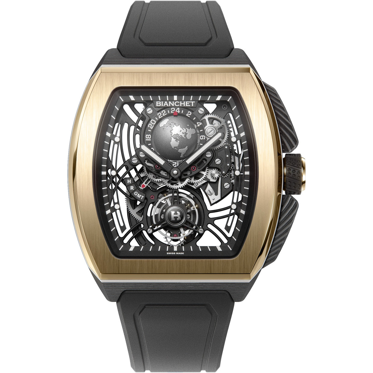 Bianchet Flying Tourbillon Sport GMT B 1.618 Hybrid Gold HBGLFTSG4