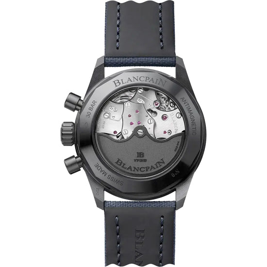 Blancpain 5200 0140 O52A Fifty Fathoms Bathyscaphe Chronographe Flyback Automatic 43.6mm Blue Dial