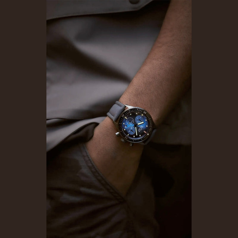 Blancpain 5200 0140 O52A Fifty Fathoms Bathyscaphe Chronographe Flyback Automatic 43.6mm Blue Dial