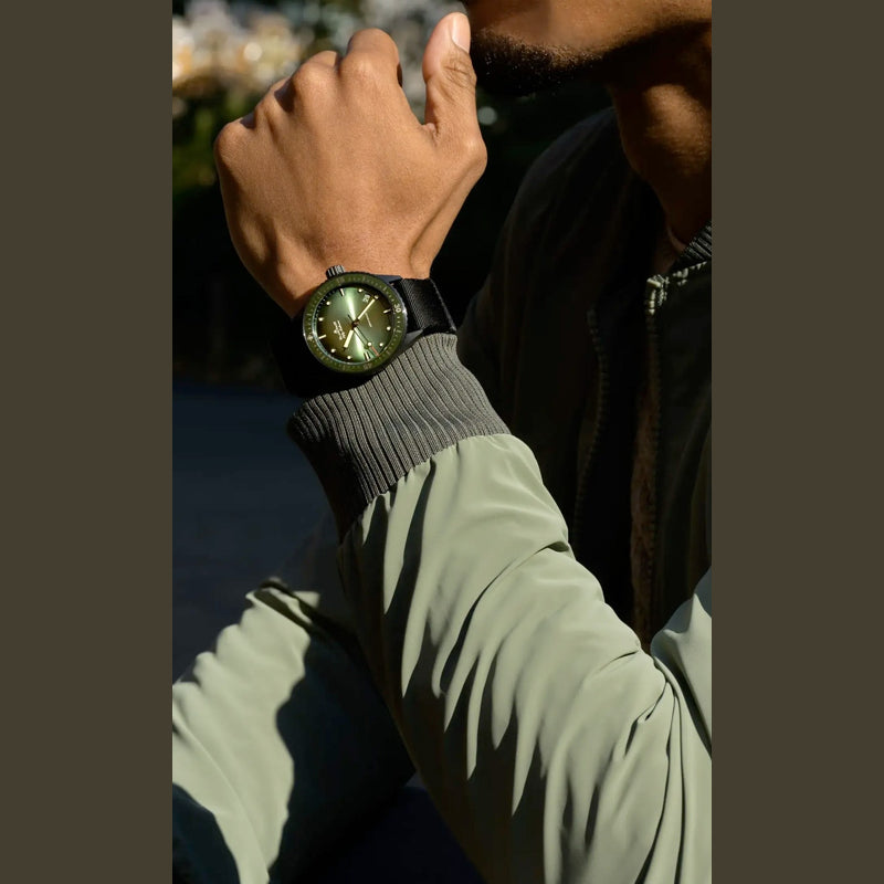 Blancpain 5000 0153 NABA Fifty Fathoms Bathyscaphe Automatic 43.6mm Green Dial