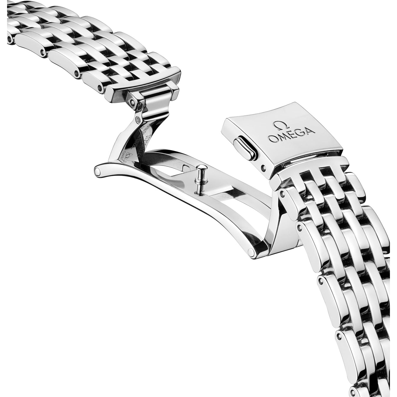 Omega 434.15.30.60.55.001 De Ville Prestige Steel on Steel  30 mm