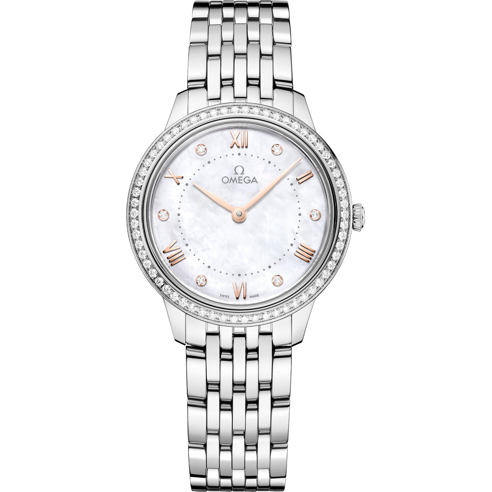 Omega 434.15.30.60.55.001 De Ville Prestige Steel on Steel  30 mm