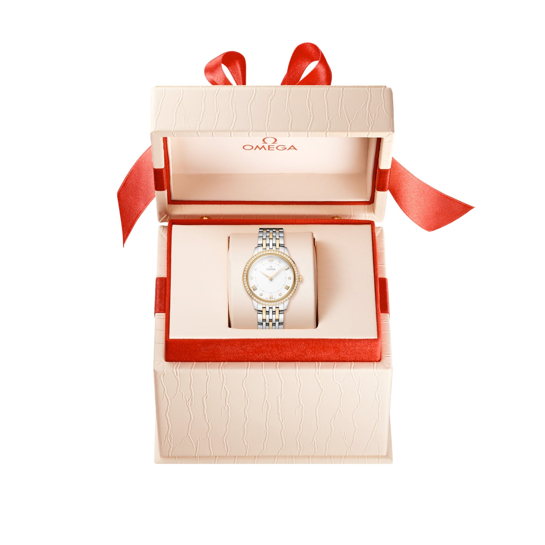 Omega 434.25.30.60.52.002 De Ville Prestige Yellow Gold on Steel  30 mm
